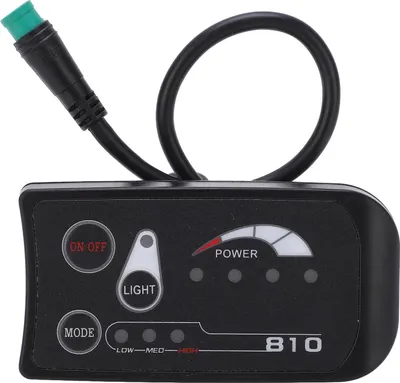 Obrázek produktu pro Elektrické kolo -LED displej -Řídicí panel 36V 48 V S810 metrů pro vodotěsné rozhraní pro úpravu kola
