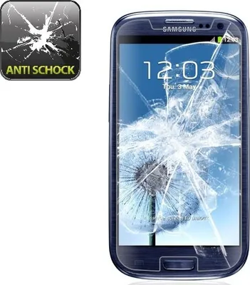 Produktbild von 3x Panzerfolie für Samsung Galaxy S3 ANTI-SCHOCK Displayschutzfolie HD KLAR