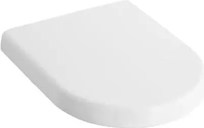 Immagine prodotto di Villeroy & Boch Sedile WC SUBWAY bianco alpin Cerniere Soft Closing cromo 9955S101