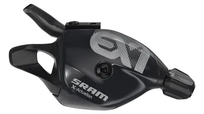 Produktbild von Sram Triggerschalter EX1 8-f. rechts schwarz, mit Klemme, 00.7018.311.000