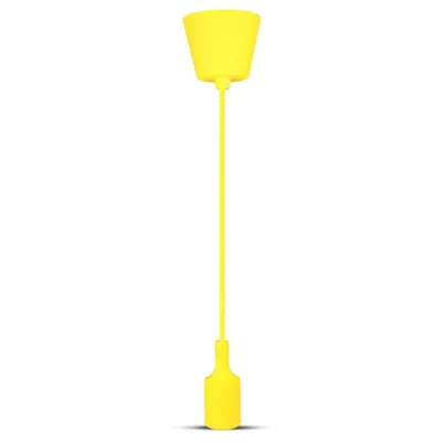 Image de Plafonnier Suspension E27 jaune 3485/ V-TAC