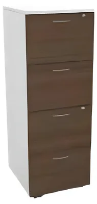 Produktbild von weißer brauner Aktenschrank Luxusmöbel Holz Schrank Schubladen Stauraum