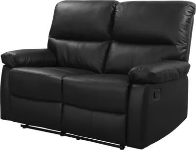 Produktbild von Relax-Sofa "Lincoln" - 147 x 89 x 103 cm - 2-Sitzer - Schwarz