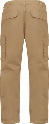 Produktbild von Kariban Herren Cargohose Cargo Hose Baumwolle Freizeithose Arbeitshose, Größe:48, Farbe:Camel