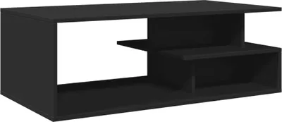 Immagine prodotto di vidaXL Tavolino nero 102x55x35 cm materiale a base di legno