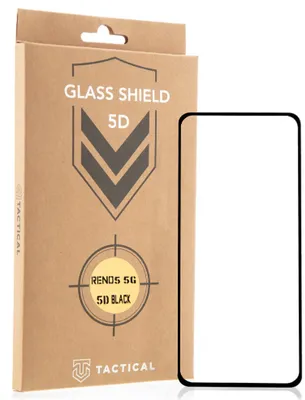Obrázek produktu pro Tactical Glass Shield 5D pro Oppo Reno5 5G - Černá KP8436