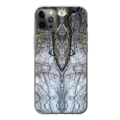 Produktbild von MuchoWow® Handyhülle Schutzhülle Hülle für iPhone 12 Pro Max Baum - Kunst - Psychedelisch Silikon Softcase Handy Hülle - Hartschale