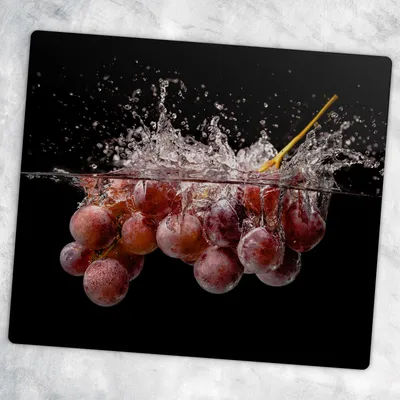 Produktbild von Glas-Herdabdeckplatten Glaskeramikkochfeld-Abdeckung Spritzschutz Glas 60 cm x 52 cm - Fruchtwasser