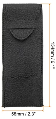 Produktbild von Dart Etui Kunstleder Dart Geldb?rse Tasche mit St?nder fš¹r 3 Stahl Spitzen oder Weich Spitzen Darts H?lt Flš¹ge Perfekter Form Schwarz