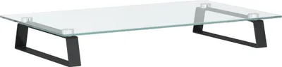Immagine prodotto di Supporto per Monitor Nero 60x35x8cm Vetro Temperato e Metallo