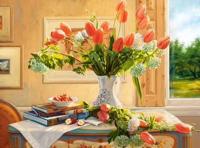 Produktbild von CASTORLAND Blumenstillleben Puzzle 3000 Teile