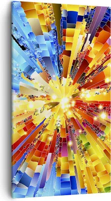 Produktbild von Bild auf Leinwand - Leinwandbild - Abstraktion modern - 45x80cm - Wand Bild - Wanddeko - Wandbilder - Leinwanddruck - Bilder - Kunstdruck - Wanddekoration - Leinwand bilder - Wandkunst - PA45x80-3982