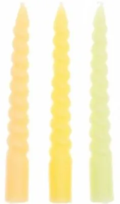 Produktbild von Spiralkerzen, Smokey Gelb Mix