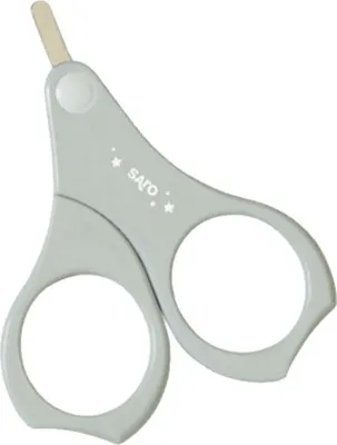 Produktbild von Graue Babynagelschere für die sichere und präzise Nagelpflege von Babys