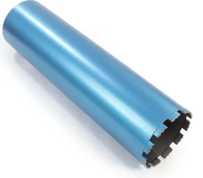 Obrázek produktu pro Diamantový jádrový vrták Wiltec typ 1 (Shark) Ø 132 mm, jádrový vrták 450 mm, mokrý jádrový vrták 11/4 UNC, diamantový vrták do betonu, kamene, žuly