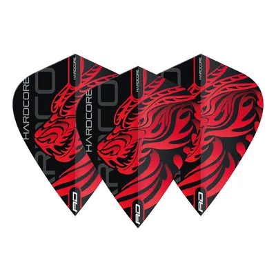 Produktbild von Red Dragon Dartflights Dart Flight JONNY CLAYTON DRAGON HARDCORE KITE TF6500