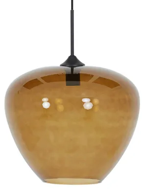 Zdjęcie produktu dla Light & Living - lampa wisząca - Mayson - bursztynowy brązowy - szkło - Ø 40cm - E27 - 2952418