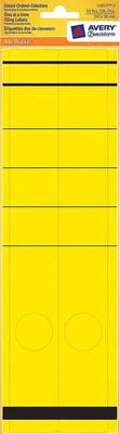 Obrázek produktu pro 10x štítky na jednotlivé složky úzké dlouhé 297x38 mm žluté