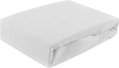 Produktbild von Frottee Spannbettlaken in WEIß 70 x 140 cm Laken Bettlaken Spannbetttuch Neu!