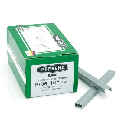 Produktbild von PREBENA Heftklammern Klammern PF PF06 CNK 8000 Stück