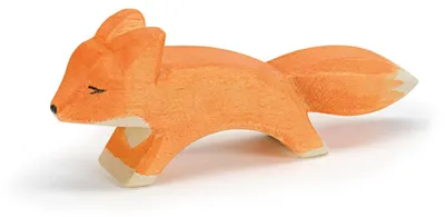 Immagine prodotto di Omgoods - Piccola figura di volpe in legno