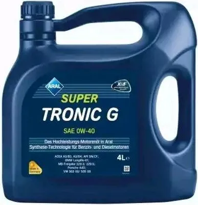 Produktbild von ARAL SuperTronic G für 0W-40 4 Liter Motoröl Motorenöl 226.5 229.3 229.5 A40 RN0700 RN0710 502 00 505 00 Öl