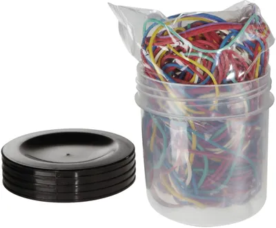 Produktbild von Gummiring 65mm Softfarben weiß/gelb/blau/lila/rot/mint 50g