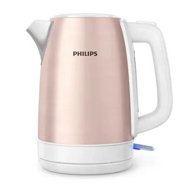 Produktbild von Philips Daily Collection HD9350/96, 1,7 l, 2020 W, Roségold, Weiß, Metall, Wasserstandsanzeige, Drahtlos