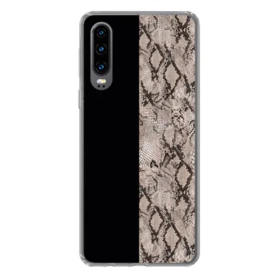 Produktbild von MuchoWow® Handyhülle Schutzhülle Hülle für Huawei P30 Schlangen - Design - Reptilien Silikon Softcase Handy Hülle - Kartenbesitzer