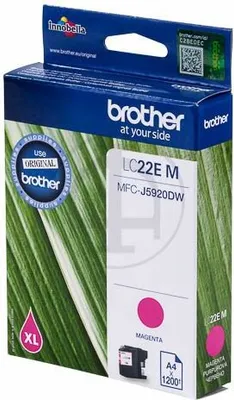 Image de Brother LC22EM - Super High Yield - Magenta - Original - Tintenpatrone - für MFC J5920DW