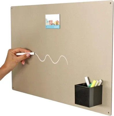 Immagine prodotto di Lavagna magnetica - multifunzionale - 1 pezzo - beige - 56 x 38 cm
