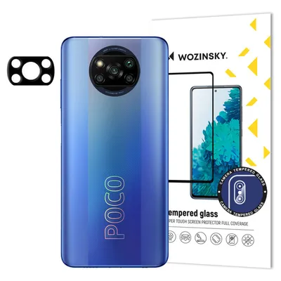 Immagine prodotto di Protezione completa della fotocamera 9H Protezione della fotocamera in vetro temperato compatibile con Xiaomi Poco X3 Pro