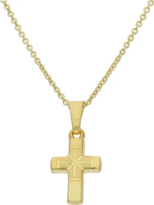 Produktbild von JuwelmaLux Kreuz Anhänger für Kinder 333 Gold JL14-02-0217