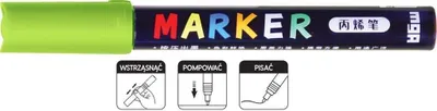 Produktbild von Acrylmarker 1-2mm grün-gelblich (6St.) M&G