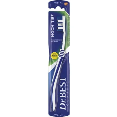 Obrázek produktu pro Zubní kartáček Dr.Best high-low soft 1ks