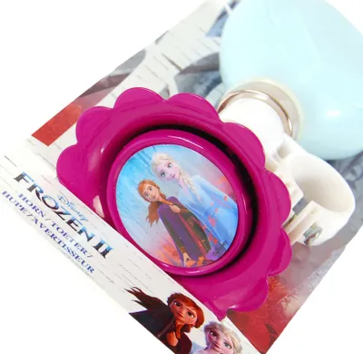 Produktbild von Disney Frozen 2 Fahrradhorn: Lauter, klarer Klang für sicheres Fahren - Universelle Passform für Fahrräder, Dreiräder und Roller