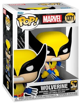 Productafbeelding van Figuurtje van Wolverine in een klassiek pak, uitgebracht ter gelegenheid van het 50-jarig jubileum