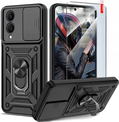 Produktbild von Etui für Samsung S25 Edge PANCERNE SLIDE RING CASE + GLAS 9H