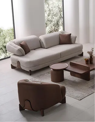 Produktbild von Sofa und Sessel im modernen Design, komfortabel und stilvoll Hochwertig Möbel