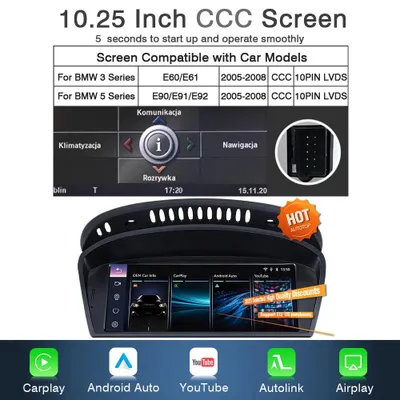 Produktbild von Multimediasystem mit Navigationsfunktion – 8,8-Zoll-Touchscreen-Autoradio mit CarPlay und Android Auto