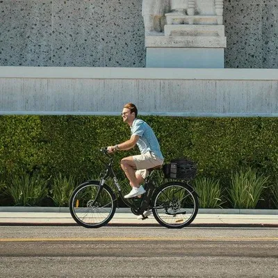 Image de Sacoche arrière pour vélo électrique, noir