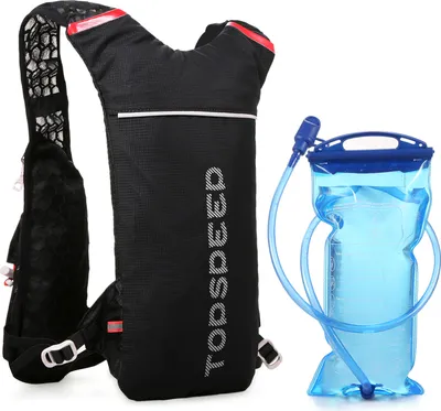 Produktbild von Trinkrucksack Rucksack mit 2L Wasserblase Superleichte, atmungsaktive Trinkweste zum Laufen im Freien, Radfahren, Klettern