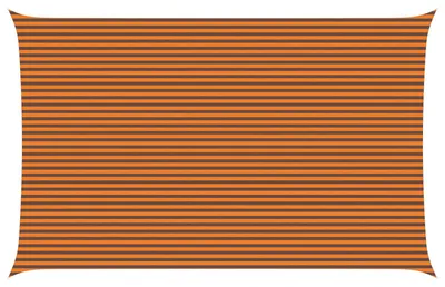 Image de vidaXL Tente d'ombrage orange et marron 8 x 5 m 100 % polyester Oxford