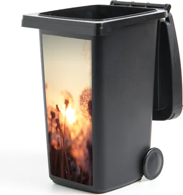 Produktbild von MuchoWow® Mülltonnenaufkleber Löwenzahn - Sonnenuntergang - Frühling 44x98 cm - Containeraufkleber - Aufkleber - Mülltonnen-Aufkleber