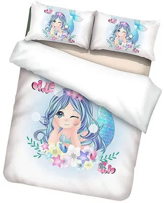 Immagine prodotto di set di biancheria da letto 3 pezzi 135x200 cm - Sirena