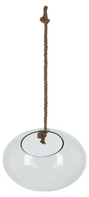 Image de Vase boule en verre à suspendres - Taille M - D 20 cm