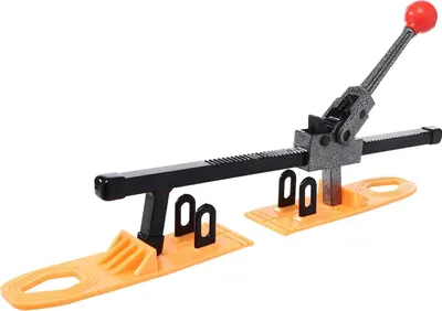 Image de Outil pour réparer les bosses sur les voitures - Kit d'outils pour débosseler - Tire-tôle - Pour la réparation de carrosserie - Fer, nylon, PVC