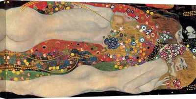 Obrázek produktu pro Obraz na plátně - Gustav Klimt, Mořská příšera - 140x70 cm