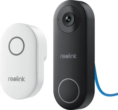 Zdjęcie produktu dla Reolink D340P - przewodowy wideodomofon 5 MP z dzwonkiem, PoE, wykrywaniem osób, dwukierunkowym audio, współpracuje z rejestratorami NVR