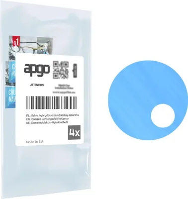 Produktbild von apgo 4 Stück Hybrid Kameraschutz, Kamera-Schutzglas kompatibel mit OnePlus 12R, Linsenschutz, 9H Härte, Schutz für Kameraobjektiv, Anti-Kratzer, transparent